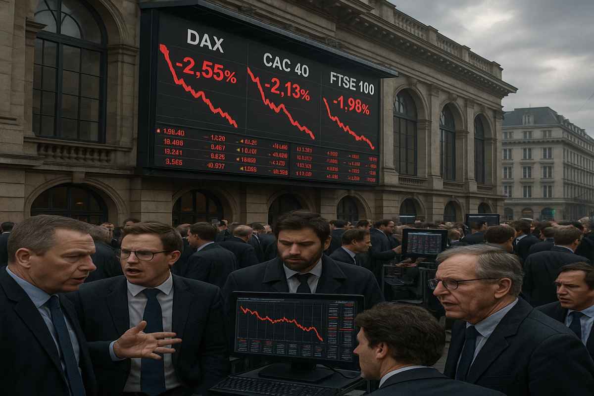 Borsa europea in calo: Parigi e Londra segnano perdite significative