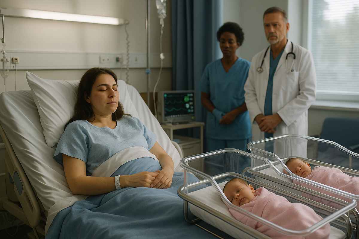 Una mamma trapiantata dà alla luce due gemelle: il parto che emoziona Catania