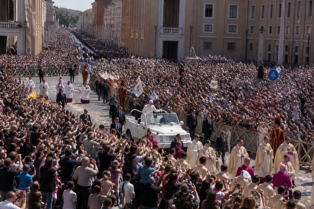 Papa Leone XIV a Madrid, oltre un milione in piazza per il Corpus Domini